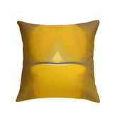 Close-up of SurArt 110 Indoor Pillow, highlighting the exquisite detail in its artistic pattern and the plush feel, ideal for enriching your living space with style and coziness.